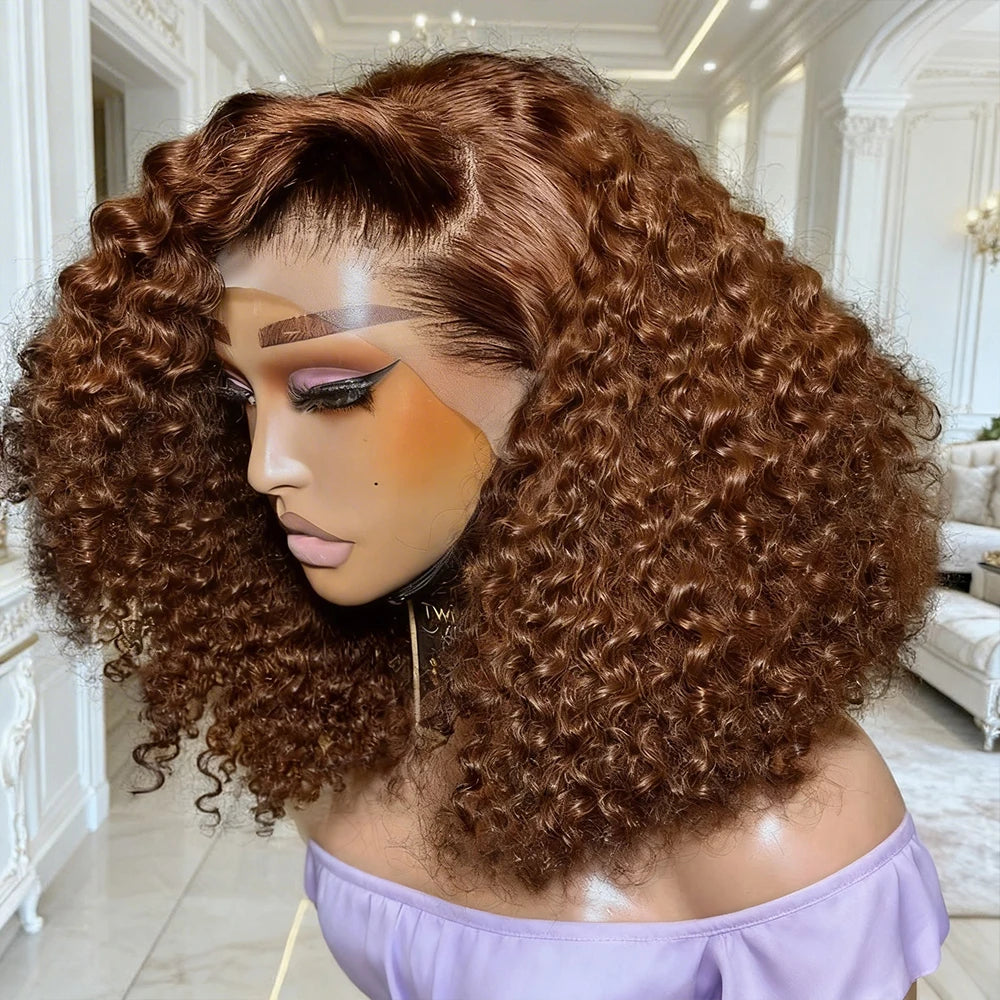 Brazilian Human Hair Wigs Short Bob 4x4 Closure Wigs 13x4 Glueless 13x6 HD Lace Front Wig Curls Wigs Lace Front