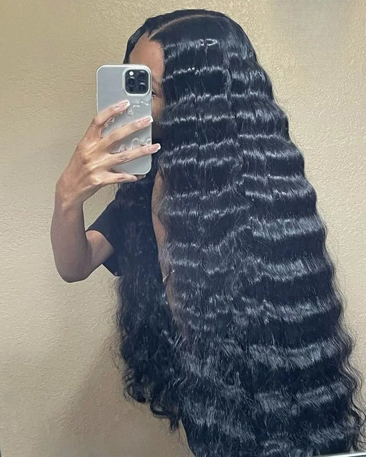 250 Density Loose Deep Wave 13x6 Hd Lace Front Human Hair Wig For Women Brazilian Curly Glueless Wigs On Clearance Sale 30 inch