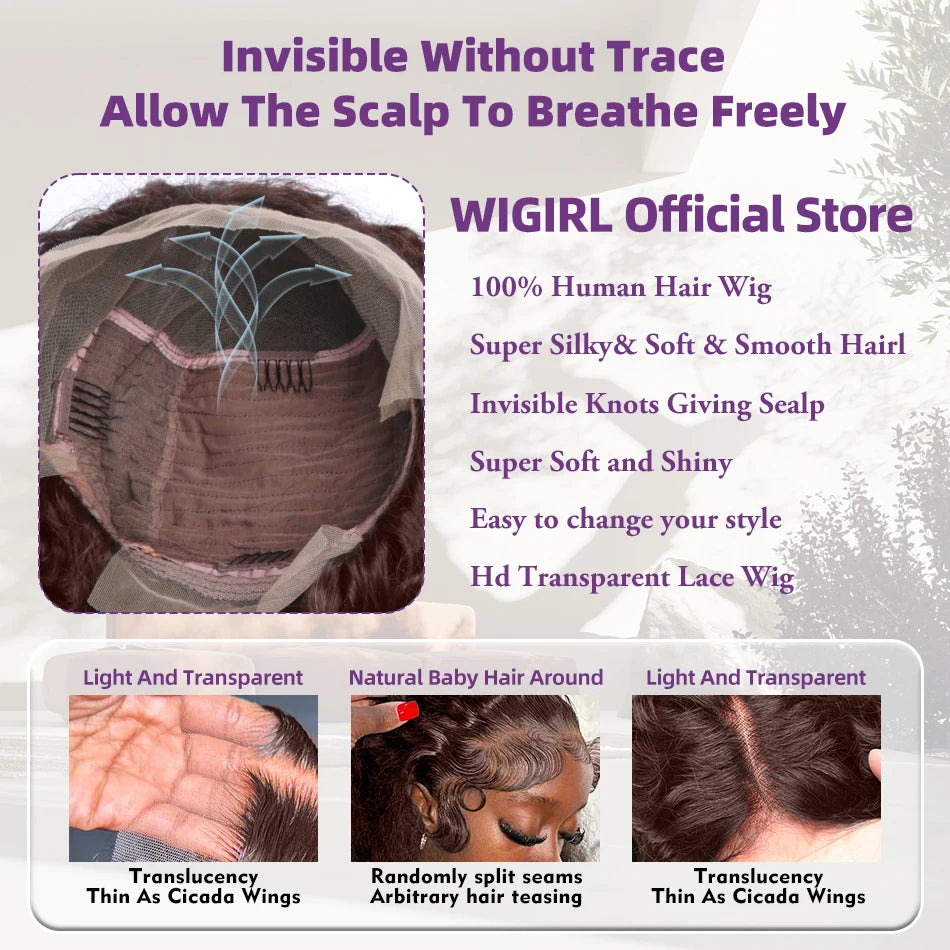 Brazilian Human Hair Wigs Short Bob 4x4 Closure Wigs 13x4 Glueless 13x6 HD Lace Front Wig Curls Wigs Lace Front